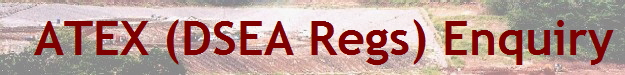 ATEX (DSEA Regs) Enquiry