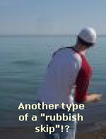 He was "rubbish" at skipping stones