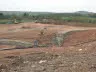 A UK landfill site during restoration capping