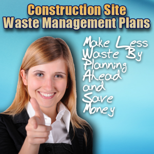 Image shows Integrated Sustainable Waste Management and via construction site waste management plans.