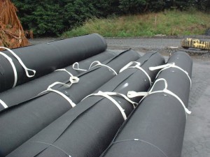 HDPE landfill geomembrane liner in rolls