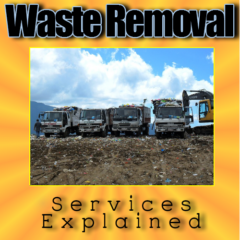 waste removal services trucks