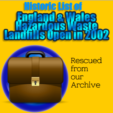 England and Wales hazardous waste landfills 2002 top image