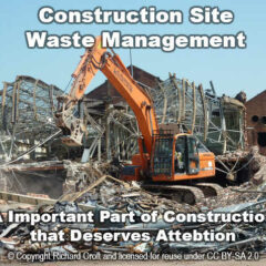 demolition site construction waste managementsite