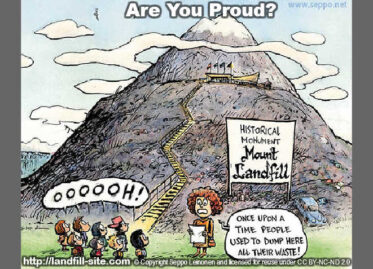 landfill sanitary cartoon