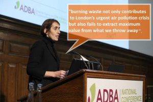 ADBA presentation on the disadvantages of burning MSW