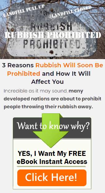 Image is our Landfill Site Rubbish Prohibited eBook SignUp Banner.
