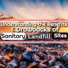 Image text only: Benefits & Drawbacks of Sanitary Landfills.