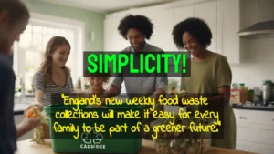 Simpler collections from rationalized use of bins to help UK waste management companies meet climate change reduction targets.