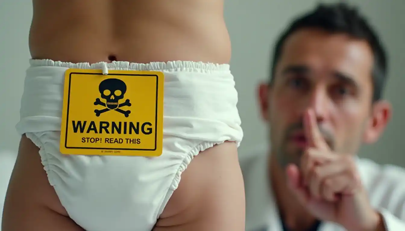 A diaper danger warning for fathers.
