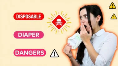 Featured image for our article about Disposable Diaper Dangers 1280x720