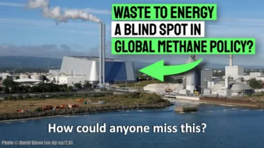 Featured image with text Waste To Energy A Blind Spot In Global Methane Policy.
