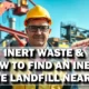 Featured Image text Inert Waste and How to Find an Inert Waste Landfill Near You.