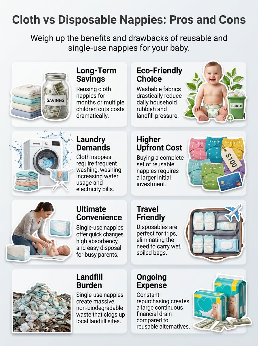 Cloth Vs Disposable Diapers: Weighing The Pros And Cons