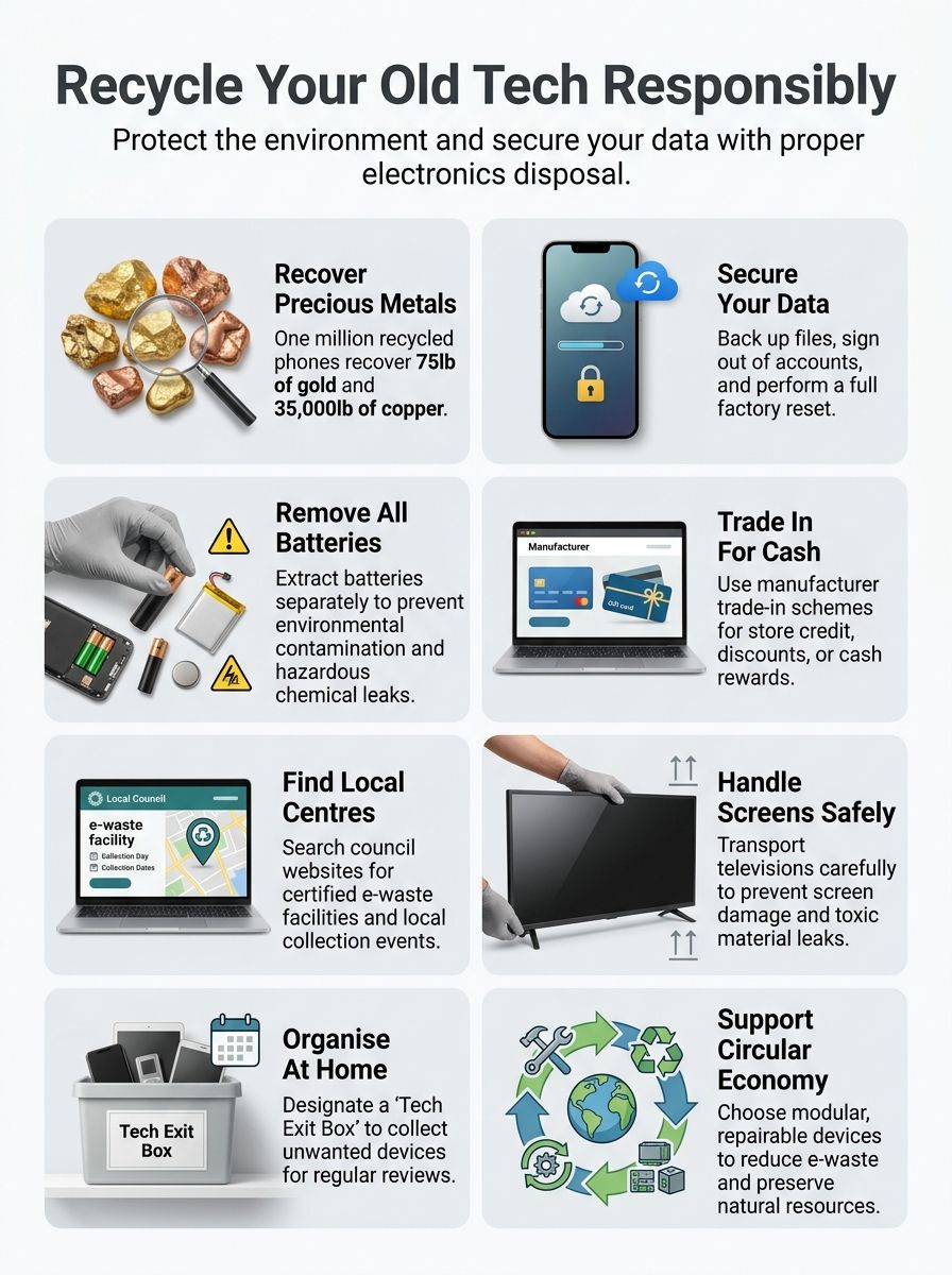 Old Electronics Recycling: How To Responsibly Dispose Of Unwanted Devices
