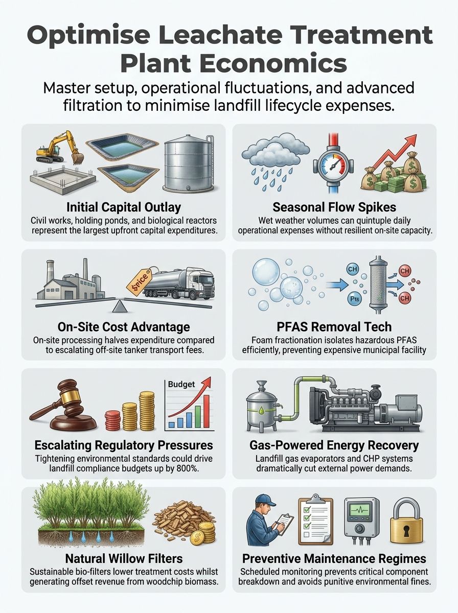 Leachate Treatment Plant Pricing: Setup, Operating, and Long-Term Costs Explained